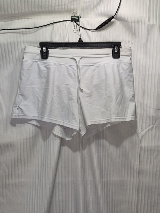 ChinFun Pants - Women’s White Athletic Drawstring Layered Shorts-ChinFun Large NWT